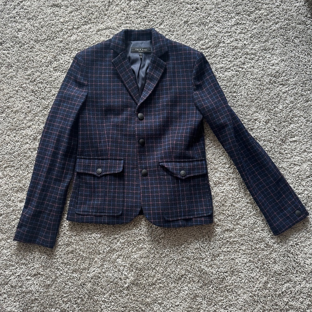 Rag and Bone Nancy Wool Blazer